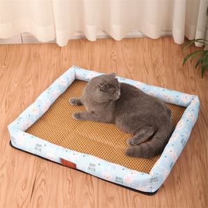 Pet Cooling <strong>Dog</strong> Bed Summer Cool Ice Silk &amp; Oxford Fabric <strong>Kennel</strong> Mat Comfortable Portable Pet Cooling Cushion for <strong>Dogs</strong> &amp; Cats - Product Image 4