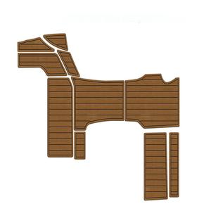 Suelo de PVC EVA tipo teca para yates Monterey 260 SCR FT 2018, moderno, de 12 mm, para exteriores y jardines, fácil instalación con sistema de clic. - Product Image 3