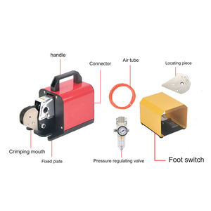 Mini machine de sertissage de virole pneumatique Max 10 m² pour borne de virole 0.5 ~ 6 m² - Product Image 4