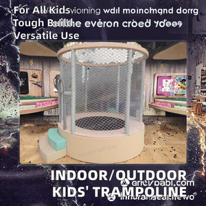 Équipement <span class=keywords><strong>de</strong></span> jeu intérieur OEM neutre et souple pour enfants : trampoline <span class=keywords><strong>de</strong></span> sécurité, aire <span class=keywords><strong>de</strong></span> jeux sensorielle pour écoles, cafés, centres commerciaux, fêtes et <span class=keywords><strong>locations</strong></span> - Product Image 4