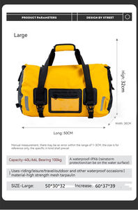 Baúl Superior para Motocicleta/Bolsa de Pierna/Alarma para Moto/Bolsa Trasera para Motocicleta - Product Image 4