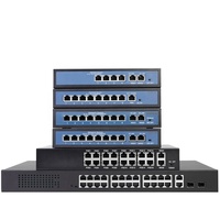 HEDY 16 * 10/100Mbps FE PoE Port 2 Gigabit Uplink Network PoE Switch dengan VLAN Kapasitas 7.2Gbps Perlindungan Lonjakan Arus 6kv Tersedia di Stok