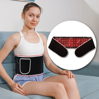 Perles LED 3-en-1 améliorées 660nm & 850nm thérapie par la lumière rouge ceinture Corset Body Shaper avec enveloppes pour les épaules et les genoux