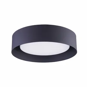 3000/4000/5000k 16 polegadas Sombra Acrílica Branca Moderna Levou Luz de Teto 27w Redonda Flush Mount Lâmpada Do Teto