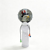 Baguette lumineuse LED Aigle en ABS, clignotante et scintillante, pour fêtes patriotiques, avec logo et boîte personnalisés, vente en gros en stock
