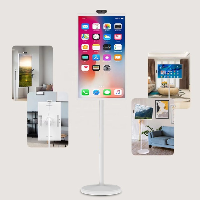 Portable 32 Inch HD Smart TV Android Removable Smart TV 12V Power Supply High Definition Outdoor Children's Battery Operated TV