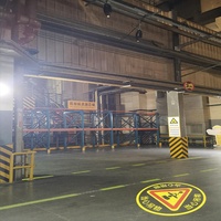 Projecteur de symboles d'avertissement LED personnalisé pour la marquage de zones de sécurité au sol, zones de charges suspendues par grue et zones à accès restreint au personnel