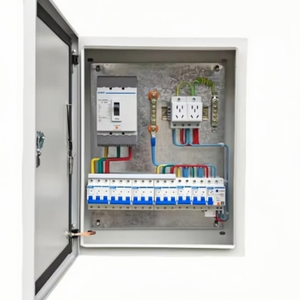 Комплект низковольтного распределительного шкафа: выключатель питания, медная шина, алюминиевый блок предохранителей, электрический щит - Product Image 1