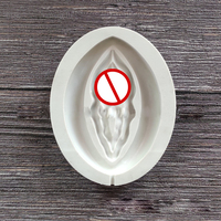 D-0115 Moule à gâteau en silicone pour chocolat, motif abalone, pour pâtisserie, forme d'organes féminins