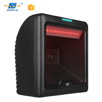 Escáner de Código de Barras 2D Omnidireccional de Escritorio para Supermercado DP8580M, Escaneo Automático con Interfaz USB, en Existencia
