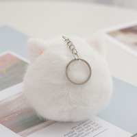 Porte-clés personnalisé avec pendentif en forme d'animal mignon pour sac de voiture Porte-clés cochon en peluche doux Kawaii Jouets