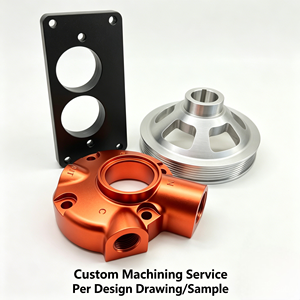 Service de fraisage CNC sur mesure, connecteur fileté, adaptateur en aluminium 6061, raccord pour conduite d'huile moteur, connecteur de système de fluide CNC - Product Image 1