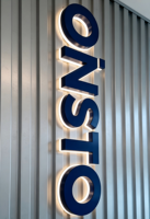 Enseigne lumineuse LED personnalisée avec logo 3D, lettres en relief rétroéclairées pour extérieur, devanture de magasin, commerce, enseigne murale