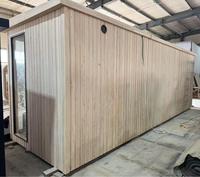 Sala de sauna eléctrica grande al aire libre personalizada para uso de lujo de varias personas o espacio funcional