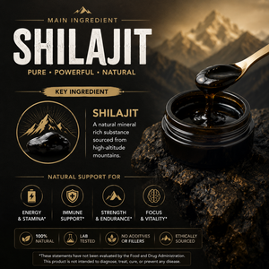 Resina <span class=keywords><strong>de</strong></span> Shilajit del Himalaya Pura Ayurvédica con 84 Minerales Traza, <span class=keywords><strong>Suplemento</strong></span> Energético Rico en Ácido Fúlvico - Product Image 2