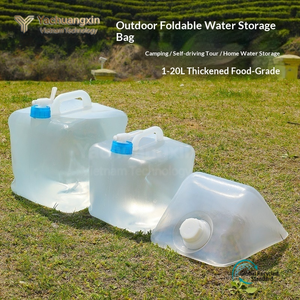 Cedilis 2 <b>Pack</b> 5.3 Gallon Collapsible <b>Water</b> Container Storage Jug Spigot Food Safe Camping Outdoor Hiking Emergency Portable - Product Image 5