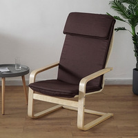 Chaise à bascule en bois pour la détente des fabricants Chaise de salon classique d'été en bois courbé à vendre