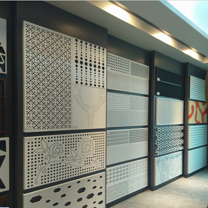 Placa de Aleación de Aluminio Personalizada con Patrón Grabado, Superficie con Recubrimiento en Polvo, Corte y Soldadura para Decoración de Paredes Exteriores - Product Image 1