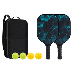 Ensemble de raquettes de Pickleball en fibre de verre Raquette de Pickleball en fibre de carbone Planche en nid d'abeille Pagaies de Pickleball - Product Image 1