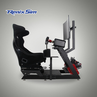Produits de parc d'attractions RenixSim, simulation de voiture, FANFTEC Simagic MOZA Logitech THRUSTMASTER, simulateur de course automobile, cockpit de conduite
