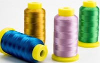RTS filo ricamo machine broderie polyester fil 120D/2 hilos de bordar