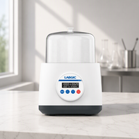 Bain-marie de laboratoire LABGIC LWB-2S à trou unique, protection double contre l'ébullition à sec, chauffage électrique sans variation de température