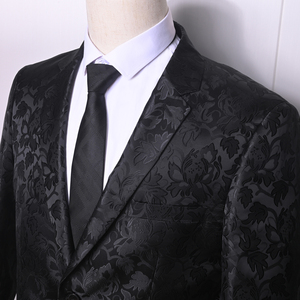 Nuovo Arrivo Abiti Jacquard di Lusso da <span class=keywords><strong>Uomo</strong></span> Giacca Jacquard Floreale Paisley in Raso Lucido Design Versatile ed Elegante per Occasioni Globali - Product Image 6