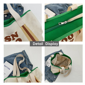 Hot nhà máy bán buôn lớn mùa hè cotton <span class=keywords><strong>Tote</strong></span> bãi biển Túi xách biểu tượng tùy chỉnh phụ nữ yoga tập thể dục Vai Túi nhãn vải <span class=keywords><strong>Tote</strong></span> Túi - Product Image 2