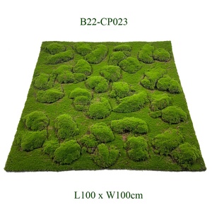 Paneles <span class=keywords><strong>de</strong></span> césped cuadrados realistas para Exterior, madera <span class=keywords><strong>de</strong></span> imitación <span class=keywords><strong>de</strong></span> musgo, rollo <span class=keywords><strong>de</strong></span> corteza plana <span class=keywords><strong>de</strong></span> plástico, <span class=keywords><strong>Mini</strong></span> <span class=keywords><strong>flores</strong></span> - Product Image 2