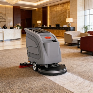 CleanHorse X1 Elektrische Bodenreinigungsmaschine 65dB Geräuscharm für Labor Epoxid & Industrielle Betonböden - Product Image 2