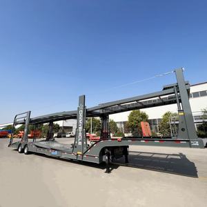 Fábrica China Ofrece Nuevo Semirremolque de 2 Ejes para Transporte de Camiones Pesados y Vehículos Utilitarios - Product Image 1