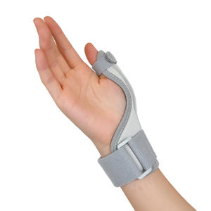 Hy35 <b>Wrist</b> Brace Grey Nylon <b>Thumb</b> <b>Support</b> Universal Adult Size One Size Fits All - Product Image 1