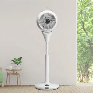Home smart wind low noise remote control wide angle air circulation floor cooling DC stand fan