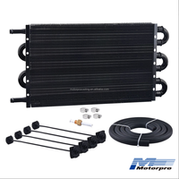 Kit de refroidisseur de transmission universel en aluminium à 6 rangées, radiateur de refroidissement d'huile de transmission à distance