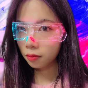 <span class=keywords><strong>Gafas</strong></span> LED <span class=keywords><strong>de</strong></span> Neón Rave, <span class=keywords><strong>Gafas</strong></span> Cyberpunk, Luces Electrónicas Futuristas - Product Image 2