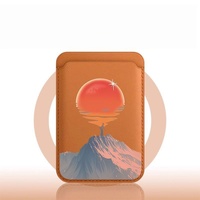 Portefeuille magnétique en cuir Sun Design pour cartes d'accès – Organisateur tendance et pratique pour l'extérieur et le bureau