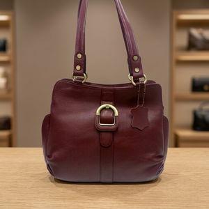 Sac à main en cuir de chèvre véritable pour filles B.S INTERNATIONAL, à rayures, avec fermeture éclair, double bandoulière, style vintage, grande capacité 3L+ - Product Image 2
