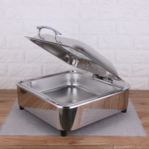 Matériel de restauration professionnel : Ensemble de réchauds de buffet pour maintenir les aliments au chaud, plats de service pour restaurants et hôtels - Product Image 3