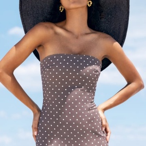 Nuevo Vestido de Playa para Mujer, de Alta Calidad, Dulce y Elegante, sin Tirantes, 100% Algodón, Estilo Sirena - Product Image 2