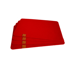 3 mm 4 mm Felt <strong>Placemats</strong> for Dining Table <strong>Set</strong> <strong>of</strong> <strong>6</strong> Place Mats <strong>and</strong> <strong>6</strong> <strong>Coasters</strong> for Drinks Place Mats - Product Image 2