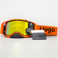 Lunettes de ski et de cyclisme pour hommes et femmes, protection HD UV400, coupe-vent, respirantes, légères, monture PC, verres acryliques, ODM