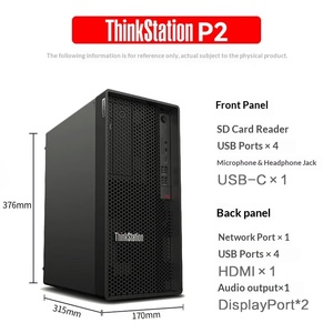 Estación de Trabajo ThinkStation <span class=keywords><strong>P2</strong></span> para Aprendizaje Profundo, IA y Gráficos, Puerto de Memoria USB, Implementación Local DeepSeek, Procesador I9-14900K - Product Image 4