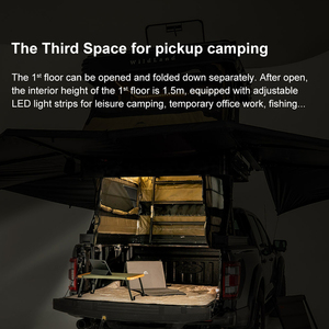 Carpa para Camioneta Wild Land Hard Shell Wingman, Carpa para Caja de Camioneta, Carpa Todoterreno para Viajes, Carpa para Acampar al Aire Libre - Product Image 6