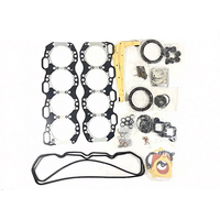Kit de révision complet du moteur 8PE1, jeu complet de joints pour pièces d'excavatrice diesel ISUZU, chemise de cylindre de piston