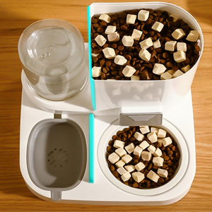 Automatic Feeding Watering All-in-One Stainless Steel Portable Charge Pet Water Dispenser <b>Feeder</b> for <b>Cats</b> Dogs Bowls - Product Image 5