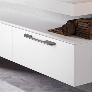 Black Stainless Steel Cabinet Drawer Wardrobe <strong>Door</strong> Handle Modern Minimalist Nordic <strong>Gold</strong> Long Durable High-End Light Luxury - Product Image 2