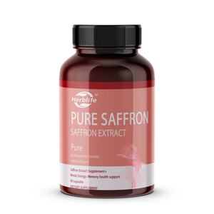 Compléments de Safran à Vente Chaude OEM/ODM - Capsules d'Extrait de Safran - Stimule l'Énergie et l'Humeur, Soutient la Santé des Yeux et du Cœur - Product Image 1