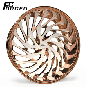 Jantes forgées T6-6061 de 24, 26, 28, 30 pouces, jantes personnalisées pour voitures avec lèvre de 5 à 12 pouces - Product Image 1