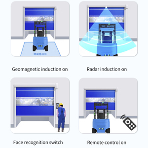 Portes pliantes empilables en PVC imperméables modernes pour une utilisation en extérieur dans les usines et les entrepôts - Qualité professionnelle, directement de l'usine - Product Image 2