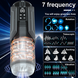 Masturbadores eléctricos de fábrica 2025 para hombres, juguetes de succión giratorios de empuje, máquina de masturbación masculina 4 en 1 - Product Image 2